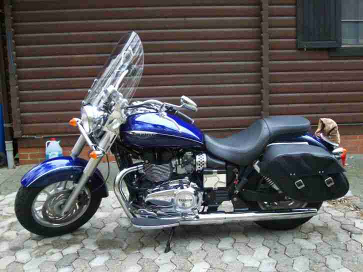 Super schöner Chopper Triumph America LT; kaum gelaufen; noch mit Garantie