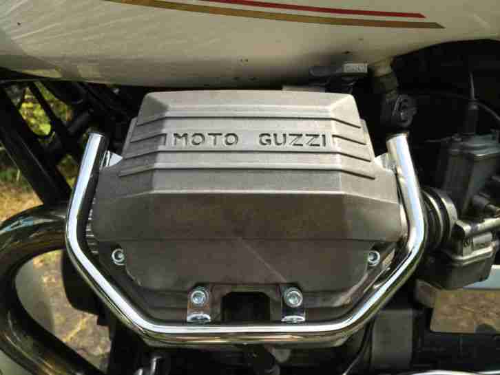 Superschöner Klassiker: Moto Guzzi California II in weiß (original) f. Liebhaber