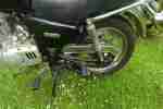 GN 125 E Motorrad Schwarz Chrom