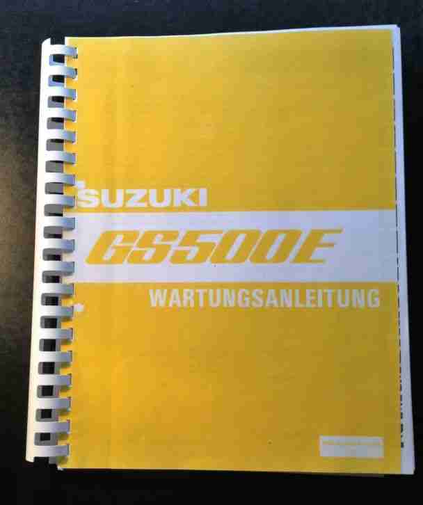 GS500E Werkstatthandbuch