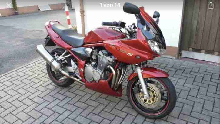 Suzuki GSF 600 Bandit Akrapovic Auspuff seltene Farbe und Zustand