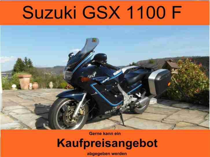 GSX 1100 F Unfallfrei TÜV neu 2. HD.