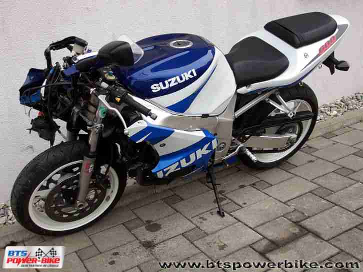 Suzuki GSX-R 600 K1 Unfall Bastler Unfallmotorrad 750 1000 K3 K2 K5 K7 K9 L2 L6