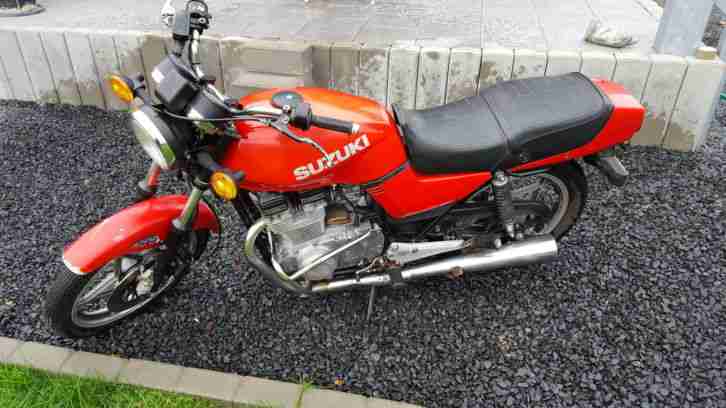 Suzuki GSX400 GK53c Scheunenfund mit Papiere 400ccm rot Oldtimer