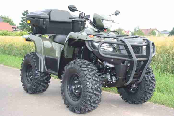 Suzuki King Quad 750 AXI inkl. LOF , Neufahrzeug 2014, Zugmaschine mit Zubehör