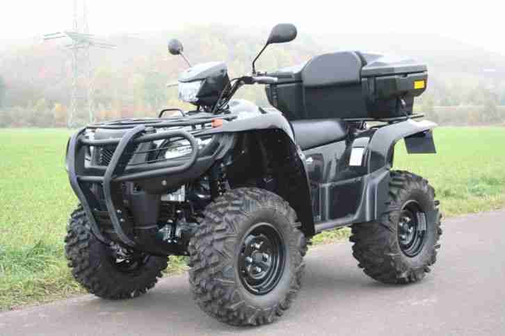 Suzuki King Quad 750 AXI, schwarz, LOF , Neufahrzeug 2013/14, Zugmaschine