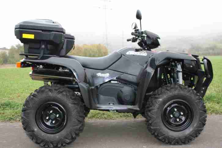 Suzuki King Quad 750 AXI, schwarz, LOF , Neufahrzeug 2014/15, Zugmaschine