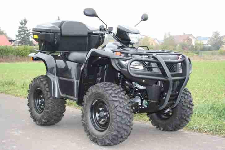 Suzuki King Quad 750 AXI, schwarz, LOF , Neufahrzeug 2014/15, Zugmaschine