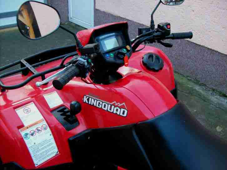 Suzuki King Quad 750 AXi ATV von 2010 mit LOF Seilwinde und Miedl Scheinwerfern