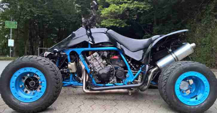 Suzuki Quad zilla 4-Zylinder-Umbau *98PS* RETRO LOOK CUSTOM QUAD