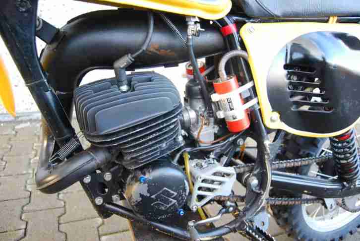 Suzuki RM 125 MotocrossYZ CR Maico Husqvarna Twin Shock Gelände Enduro