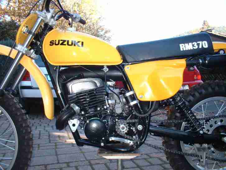 Suzuki RM 370, Bj.1977,Vintage , Twinshock, VMX, Veteran Cross, Oldtimer,