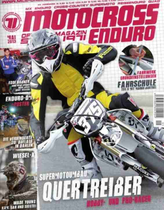 Suzuki RMZ 450 Supermoto Spezialumbau Magazinumbau