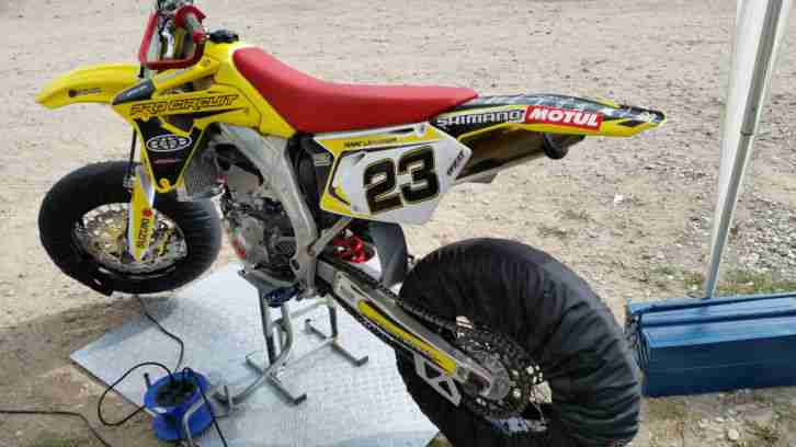 Suzuki RMZ RM-Z RM Z 450 Supermoto Bj.07 Rev. vor 10 Std. - Top Leistung