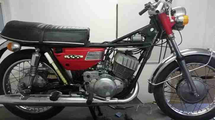 Suzuki T 350 Rebel, Bj.1974,350ccm,39 PS