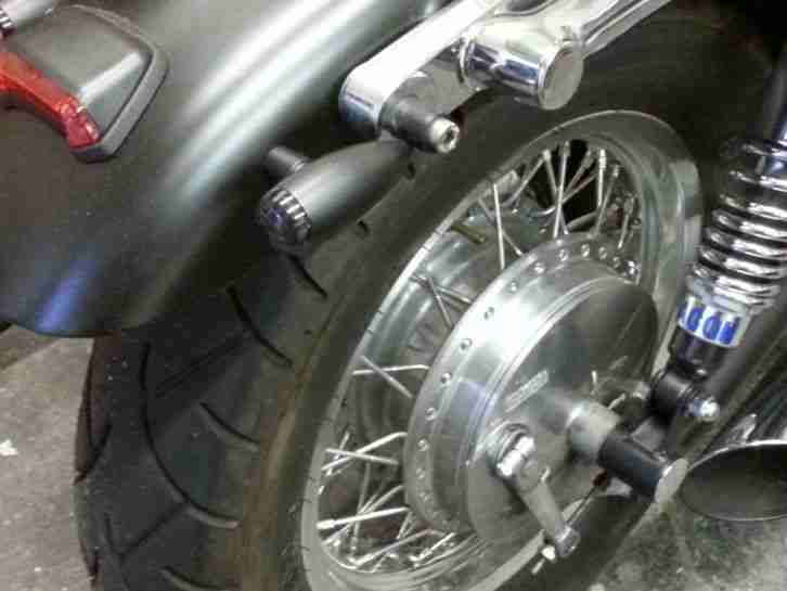 Suzuki VS 800 Intruder Drag Bar Umbau keine Harley 37KW schwarz matt