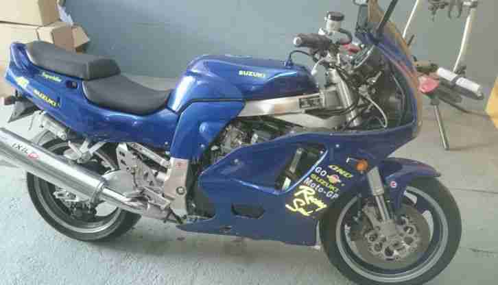 gsxr 750 w,Blau,Sportler