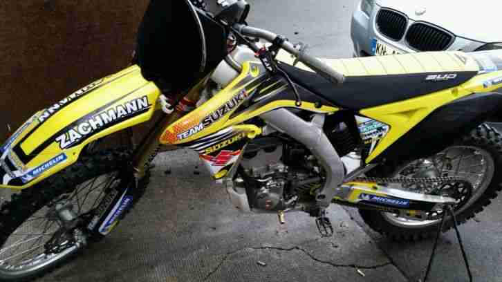 Suzuki rmz 250 motocross 2012 öhlins Fahrwerk x trig gabel pro circuit auspuff