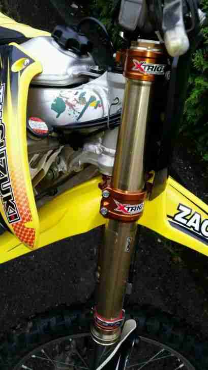 Suzuki rmz 250 motocross 2012 öhlins Fahrwerk x trig gabel pro circuit auspuff