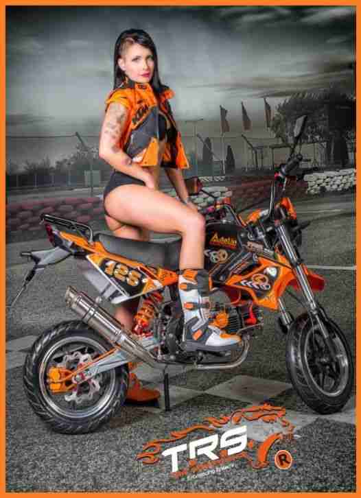 T.R.S. 125cc SM Pro / Mini Supermoto - KSR Look Orange / Leichtkraftrad (NEW)