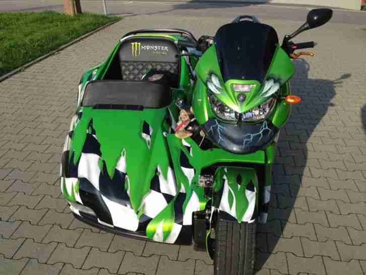 TDM 900 Gespann Einzelstück Weltweit !!!