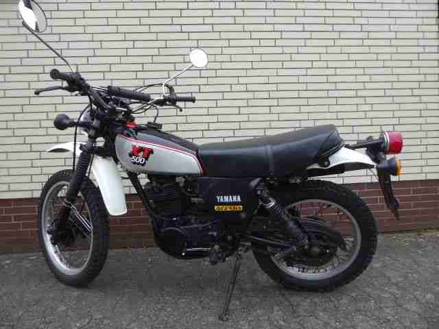 TOLLE YAMAHA XT 500 EZ´83 23300Km Silber Oldtimer