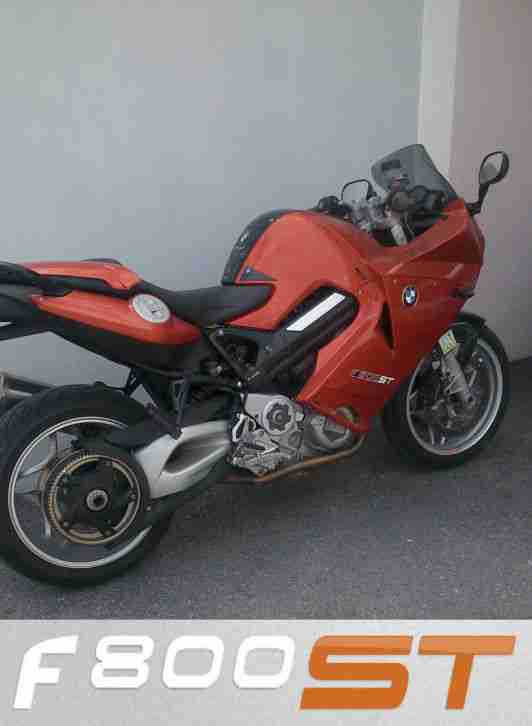 TOP BMW F 800 ST Tourenmotorrad Sporttourer Valencia Orange NUR ABHOLUNG !!!