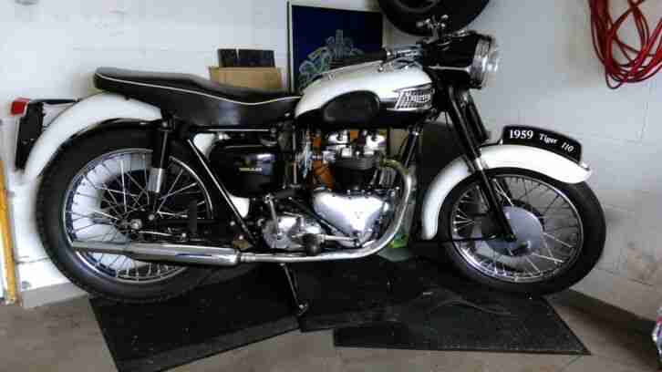 TRIUMPH GB TIGER 110 " ORIGINAL "