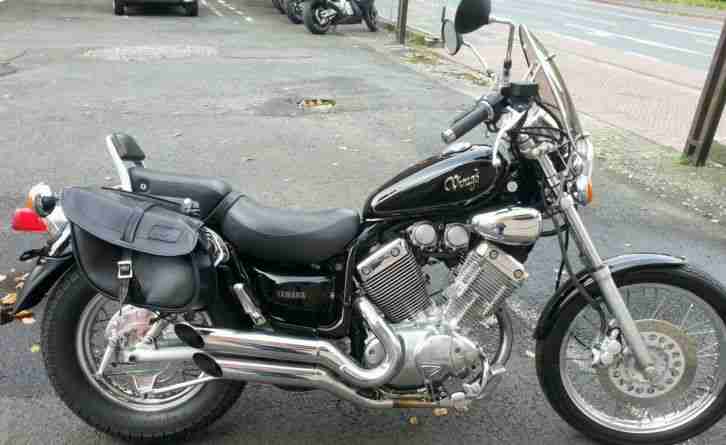 TÜV neu, erst 7600 KM Yamaha XV 535 viele Extras sehr gepflegt !! 1A Virago 2YL