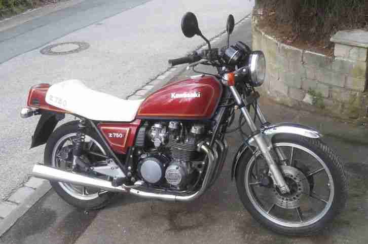 Toller Youngtimer Kawasaki KZ 750E - unverbastelt mit Giuliari Sitzbank