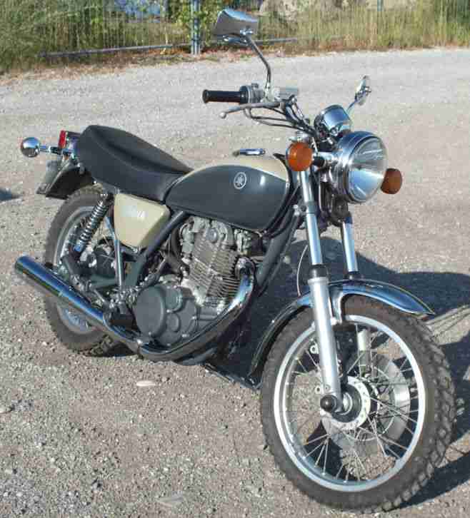 Top Yamaha SR 500 - Flexleitungen, Auspuff relativ neu- Rarität -