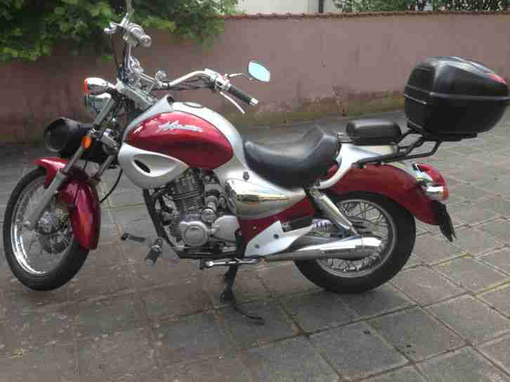 Top Zustand Chopper-Cruiser Kymco Hipster 125 Bj. 2002 HU/AU 07/2016 KM 13350