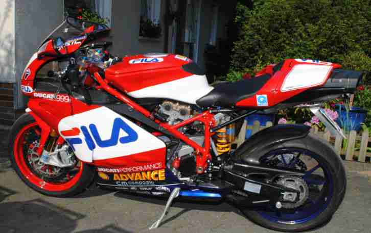 Traum Ducati Motorrad 999R Fila Edition im Bestzustand mit Wertzuwachsgarantie