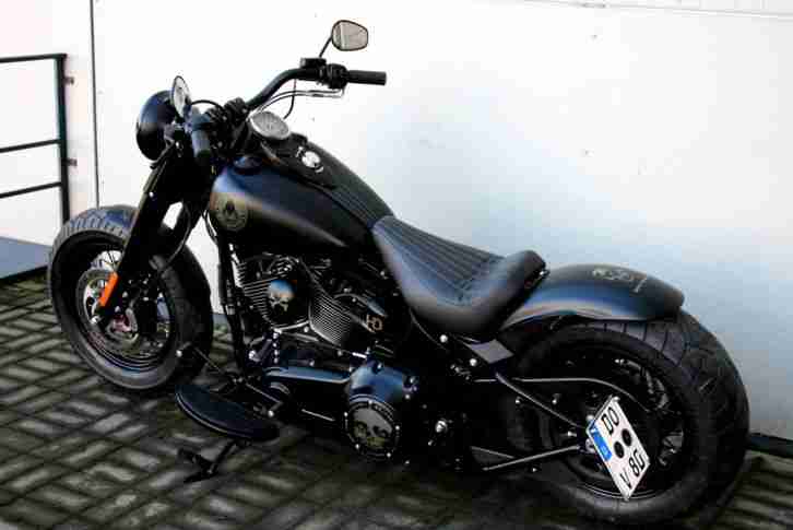 "Traumhafte" Old-Style Harley Davidson Softail Springer Cross Bones 2008