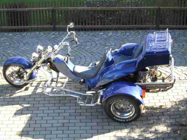 Trike Boom Highway EZ 05/98, viel Chrom und Edelstahl aber nicht verbastelt