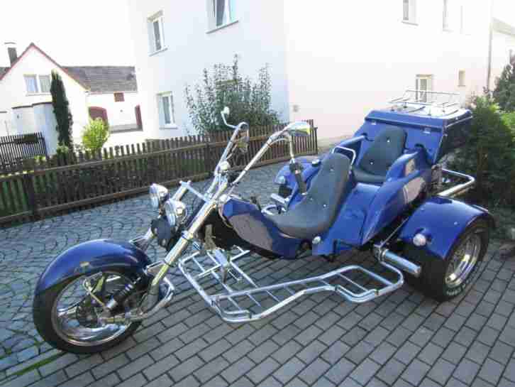 Trike Boom Highway EZ 05/98, viel Chrom und Edelstahl aber nicht verbastelt