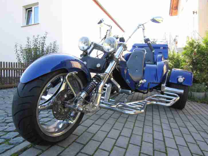 Trike Boom Highway EZ 05/98, viel Chrom und Edelstahl aber nicht verbastelt