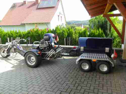 Trike Boom Low Rider mit Hänger