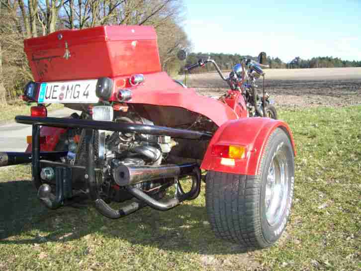 Trike Slangen Higway Dreirädriges KFZ VW 1300 BJ.97 KW:29 KM: 76.000