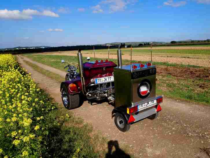 Trike TWA 1600 er mit 50 PS Unikat mit Waschmaschine und H-Zulassung SoStFz