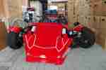 Trike ZTR Roadster Reverse Trike rot Unfall