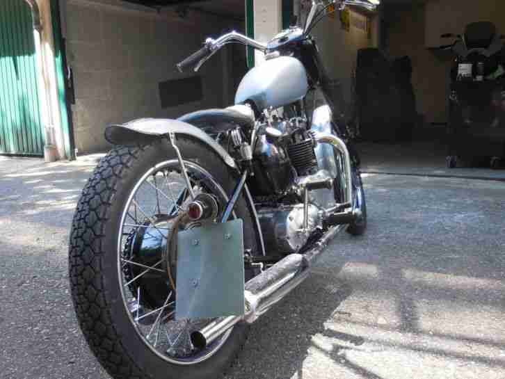 Triumph 5T Speed Twin 1949 pre unit Bobber mit TÜV!!!