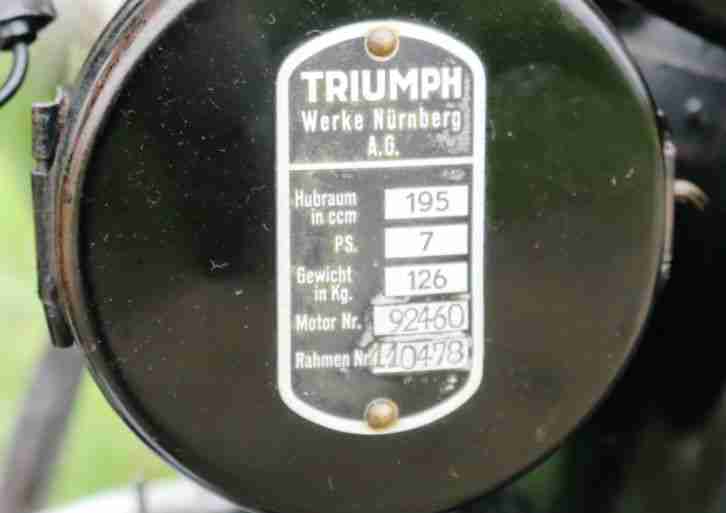 Triumph B200LF in super orginalzustand fahrbereit mit Hollandische brief