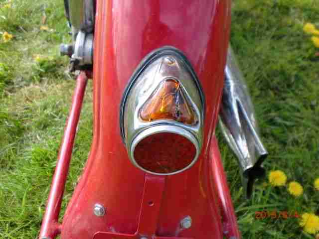 Triumph BDG 250 SL, Baujahr 1956, rot, Motorrad, Oldtimer