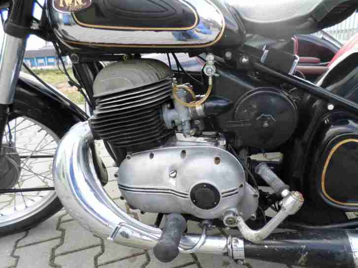 Triumph BDG 350 Boss mit org. Steib LS 200 Seitenwagen