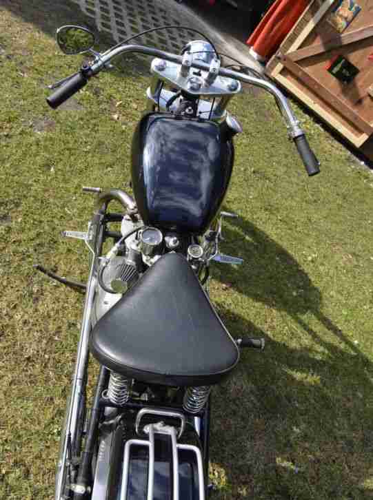 Triumph Bonneville Hardtail Bobber, Starrahmen Chopper