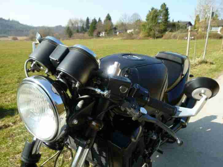 Triumph Daytona T300D, Cafe`Racer-Umbau/schwarz, Klassiker in sehr gutem Zustand