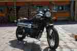 Motorrad Scrambler leicht umgebaut