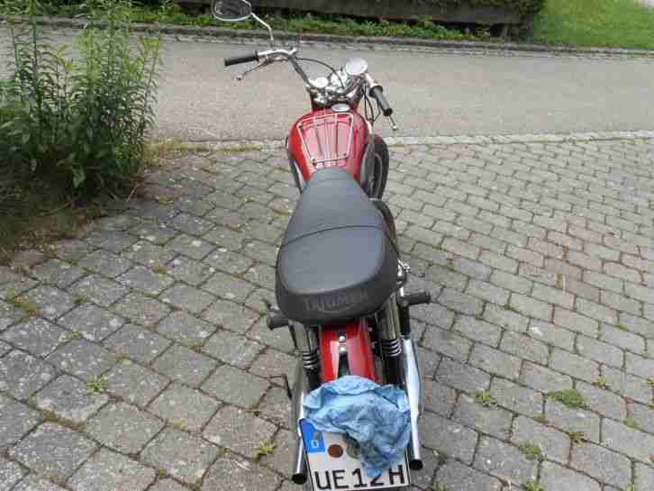 Triumph Speed Twin 1958 mit Tüv und Oldtimergutachten