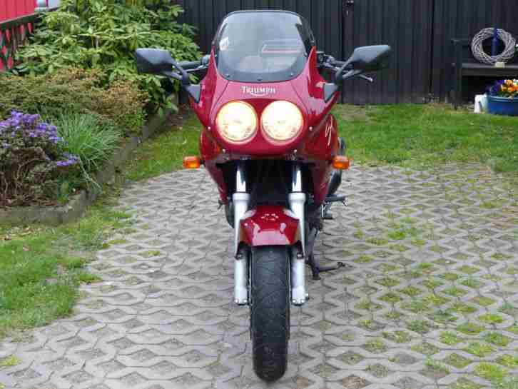 Triumph Trident 900S Sprint, rot, sehr guter Zustand für ihr Alter, viel Zubehör